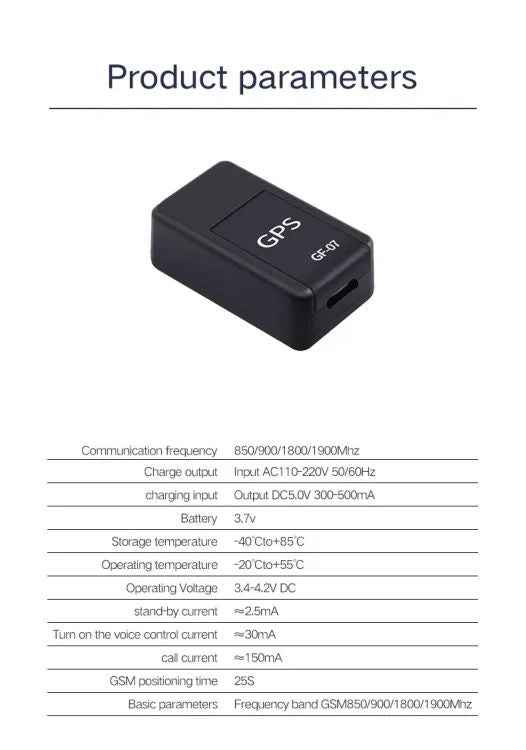 GPS Tracker Device GSM Mini SPY Real Time Tracking Locator Mini GPS Car Motorcycle Remote Control Tracking Monitor