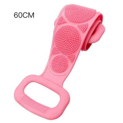 Silicone Body Scrubber Back Massage Exfoliating Sponge Bathroom Bath Brush