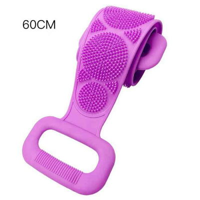 Silicone Body Scrubber Back Massage Exfoliating Sponge Bathroom Bath Brush