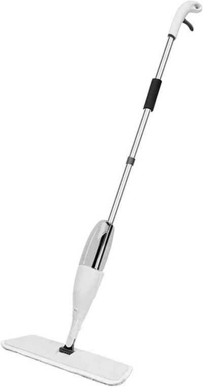 Mops The Cleaning System Of The White Mop Group With Handle Is Replaced By A Professional Mop With Washable Microfiber Mat Rotary Mop