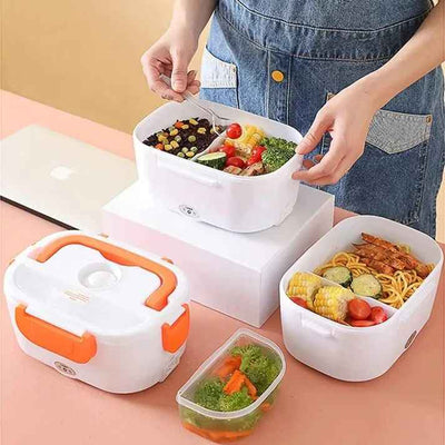 Portable Electric Lunch Box Tiffin Box Electronic Heating Lunch Box Portable Electric Food Warmer for Office School AND OUT DOOR