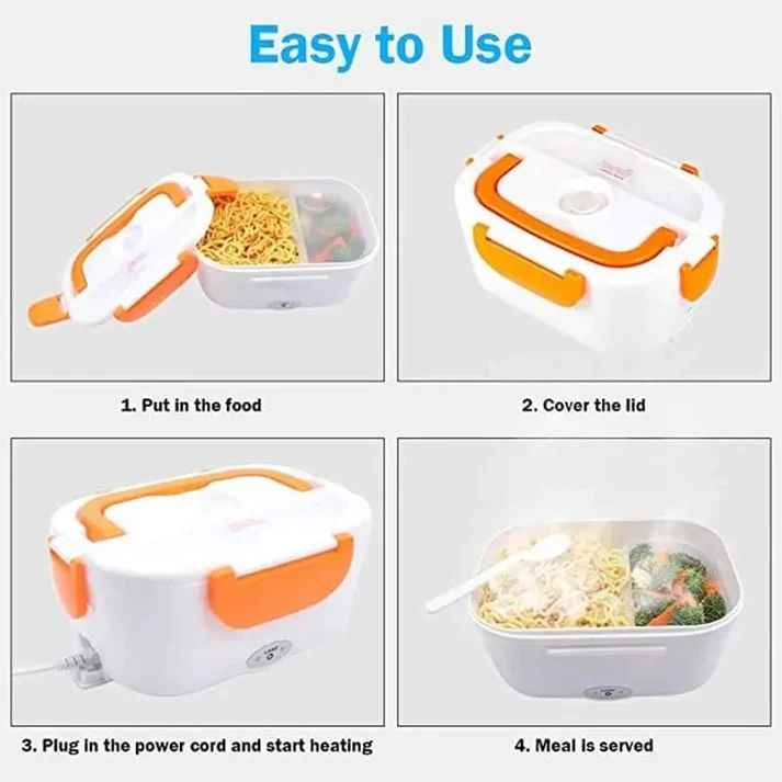 Portable Electric Lunch Box Tiffin Box Electronic Heating Lunch Box Portable Electric Food Warmer for Office School AND OUT DOOR